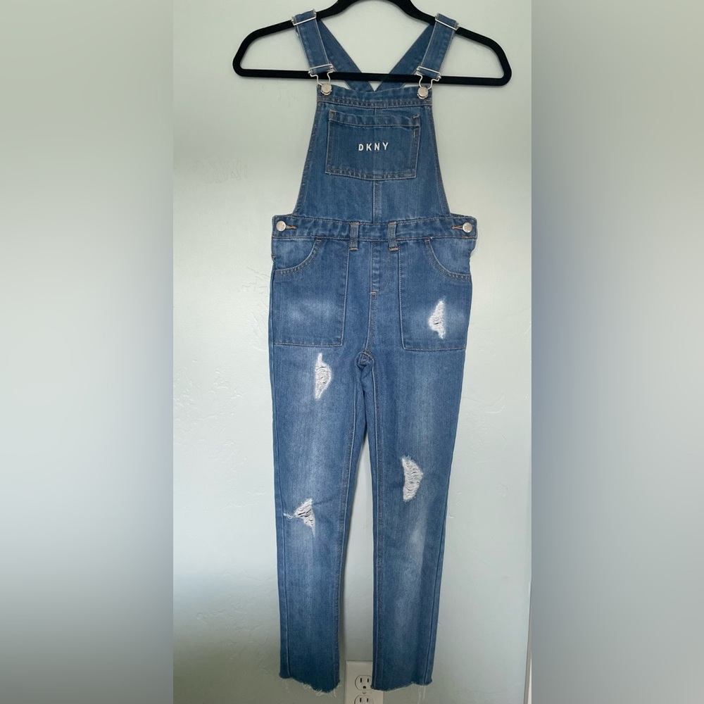Girls DKNY overalls EXCELLENT CONDITION size 10